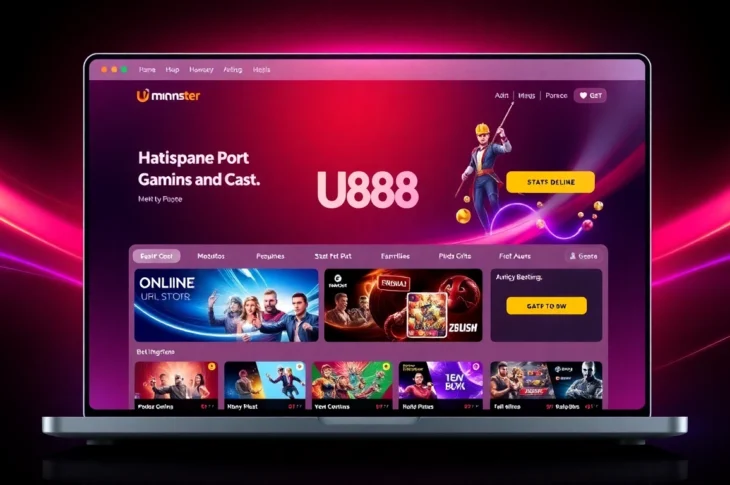 Clear view of the https://uu88.monster online betting platform interface with engaging graphics and user-friendly navigation, inviting users to explore gaming opportunities seamlessly.
