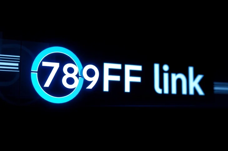 Clickable 789F link button on a clean website interface, attracting users to click and engage effortlessly with vibrant colors and smooth design for easy navigation.