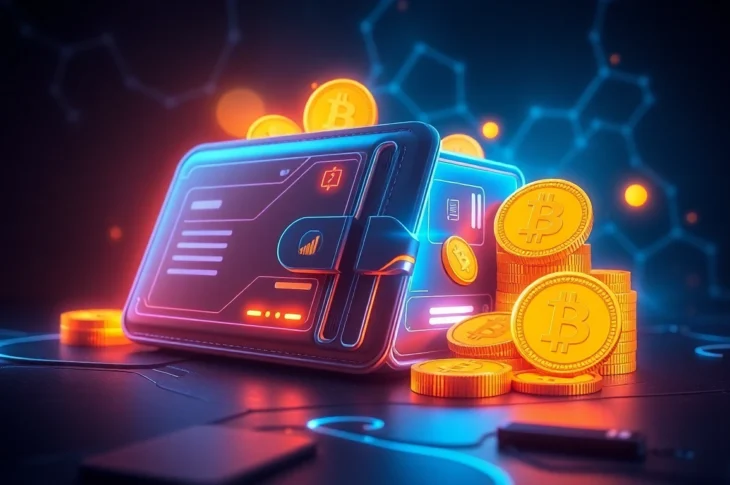 Dynamic crypto exchange platform with flowing charts and digital assets in action, illustrating