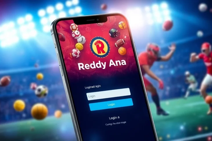Reddy Anna Login screen displaying easy access to sports betting with user-friendly interface for seamless account login and quick navigation.