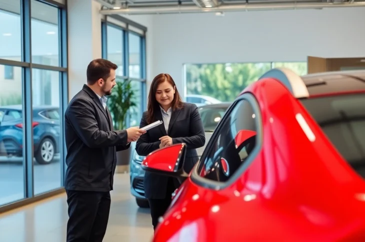 Auto dealership in Torino showcasing acquisto auto usate torino with professional staff and